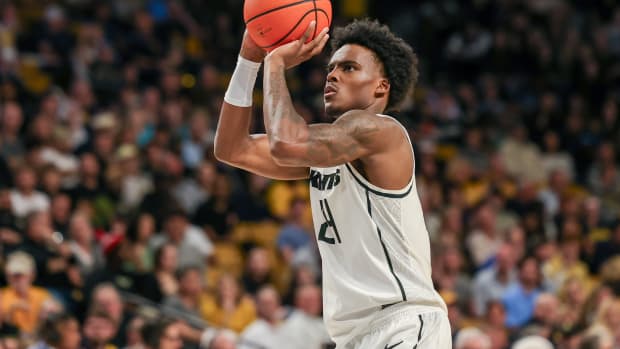 Jan 23, 2024; Orlando, Florida, USA; UCF Knights guard Jaylin Sellers (24) shoots a free throw during the second half against the West Virginia Mountaineers at Addition Financial Arena. Mandatory Credit: Mike Watters-USA TODAY Sports